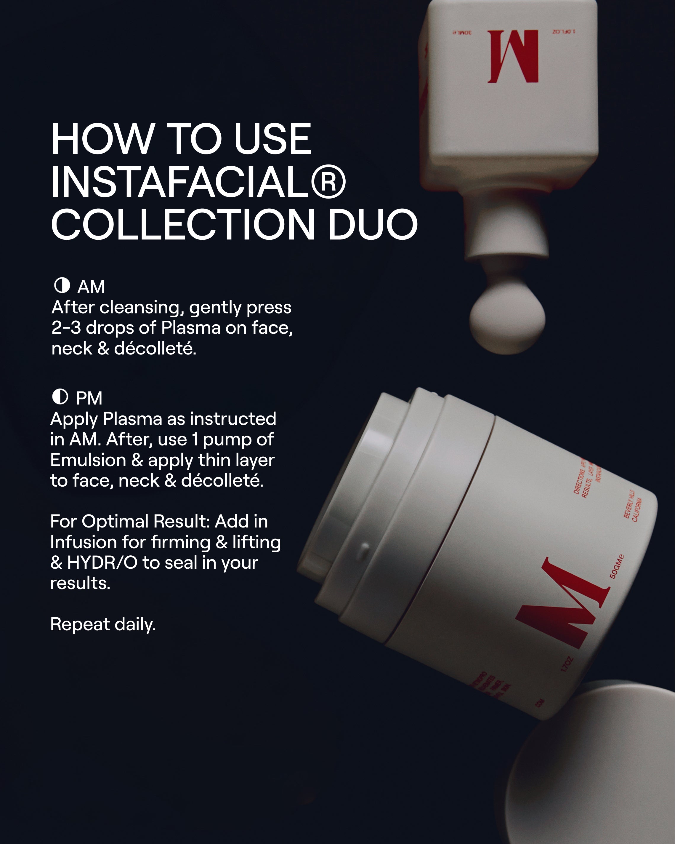 Instafacial collection | Growth Factor Serum & Retinoid Night