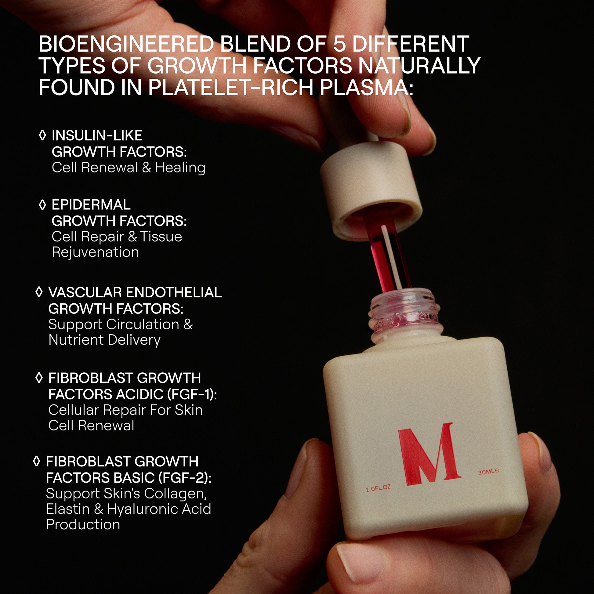 Instafacial Plasma | Bioengineered Growth Factor Serum for Lifted
